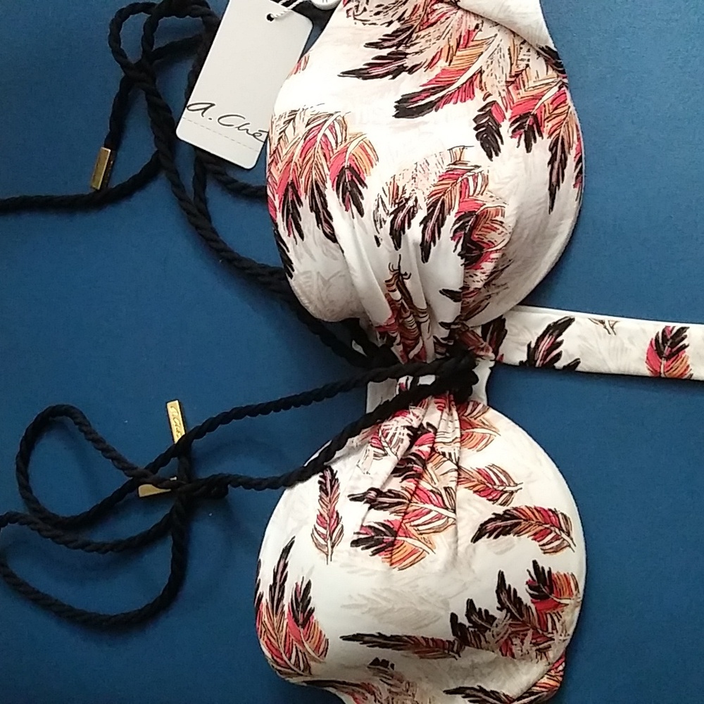 A.Che Lady Apache Bikini Top, Swimsuit Top